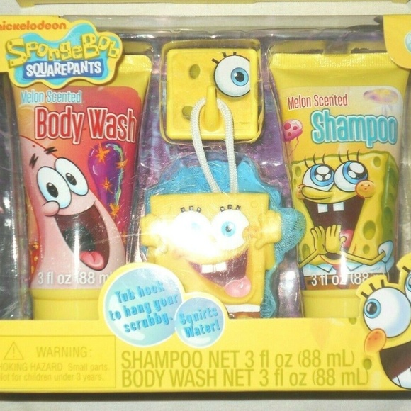 Rare 4 Piece SpongeBob SquarePants bath set - Picture 2 of 4